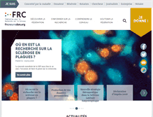 Tablet Screenshot of frcneurodon.org